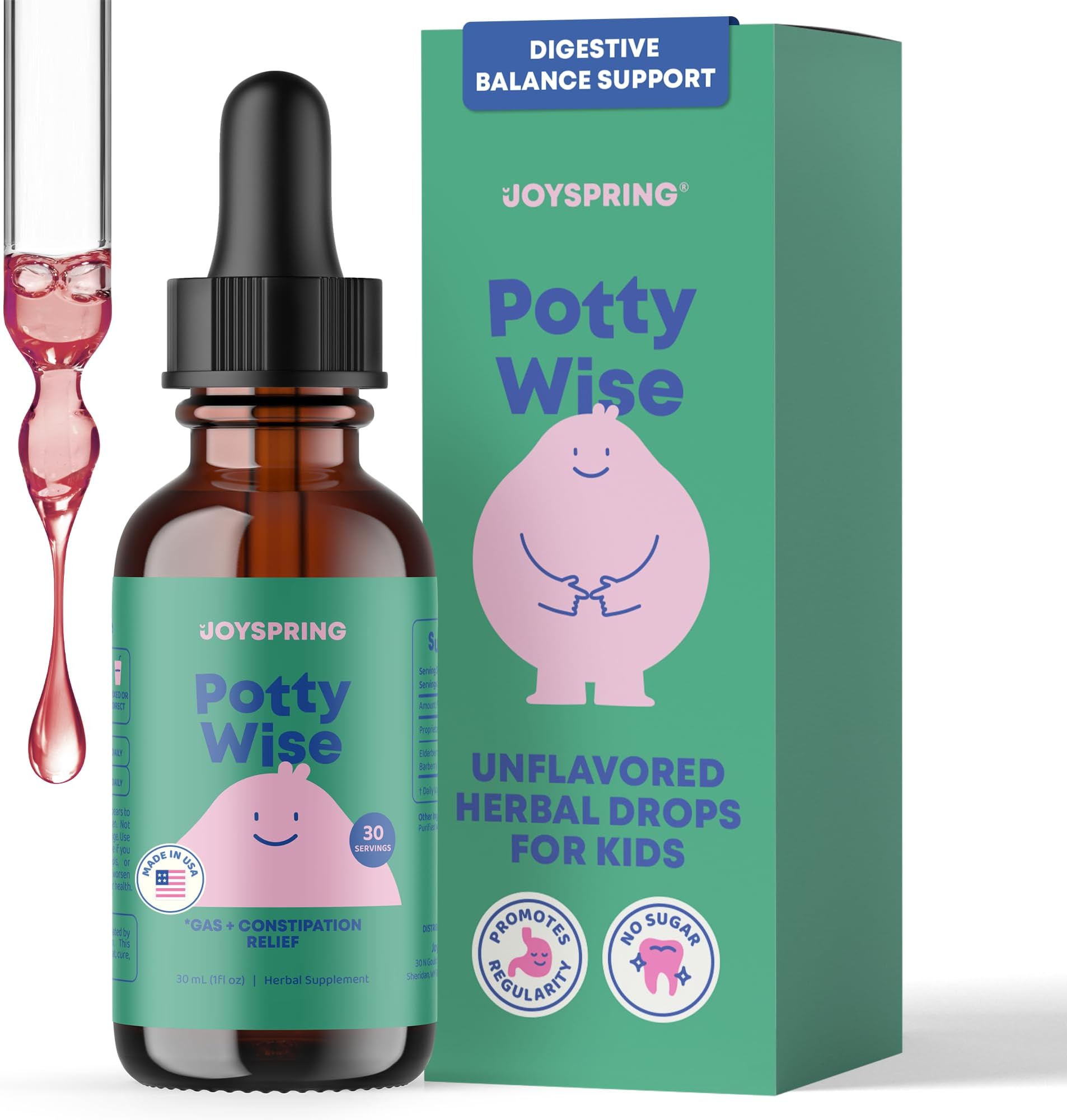 Kids Stool Softener Liquid Constipation Relief for Kids - Gentle Toddler Constipation Relief - Toddler Stool Softener - Natural Stool Softener with Senna Stool Softener with Stimulant Laxative