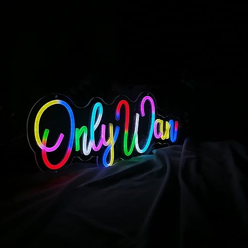 Letreros de neón personalizados RGB para decoración de pared, letrero de neón LED dinámico regulable y personalizable, letrero de luz colorido,