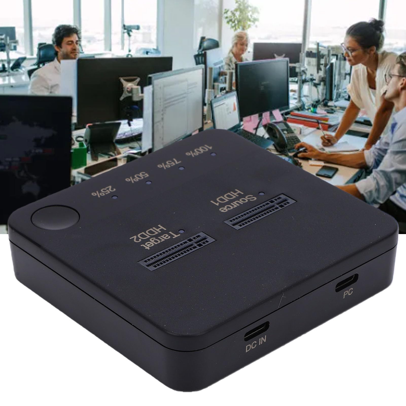 Bewinner Duplicatore Cloner SSD M.2 SATA Dual Bay Offline Tipo C