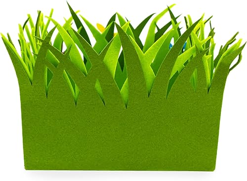 Miniatura 6 de Juego de 2 centros de mesa decorativos de fieltro de Pascua con flores de primavera y mariposas