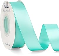 Vista 161 de Ribbli - Cinta de satén roja de doble cara, 1 pulgada x 25 yardas, cinta de tela para uso en ramo de lazos, envoltura de regalo de Navidad, arreglo