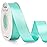 Ribbli Aqua Blue Double Faced Satin Ribbon,1 x Continuous 25 Yards,Use for Bows Bouquet,Gift Wrapping,Wedding Decoration