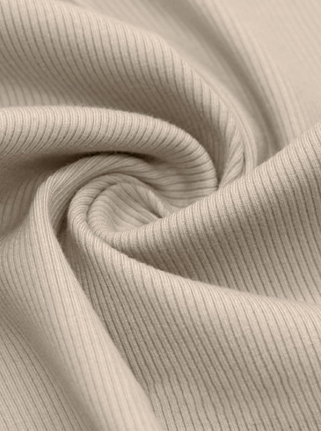 Remidoo Women's Solid Round Neck Puff Long Sleeve Slim Fit T Shirt Tops - Image 5