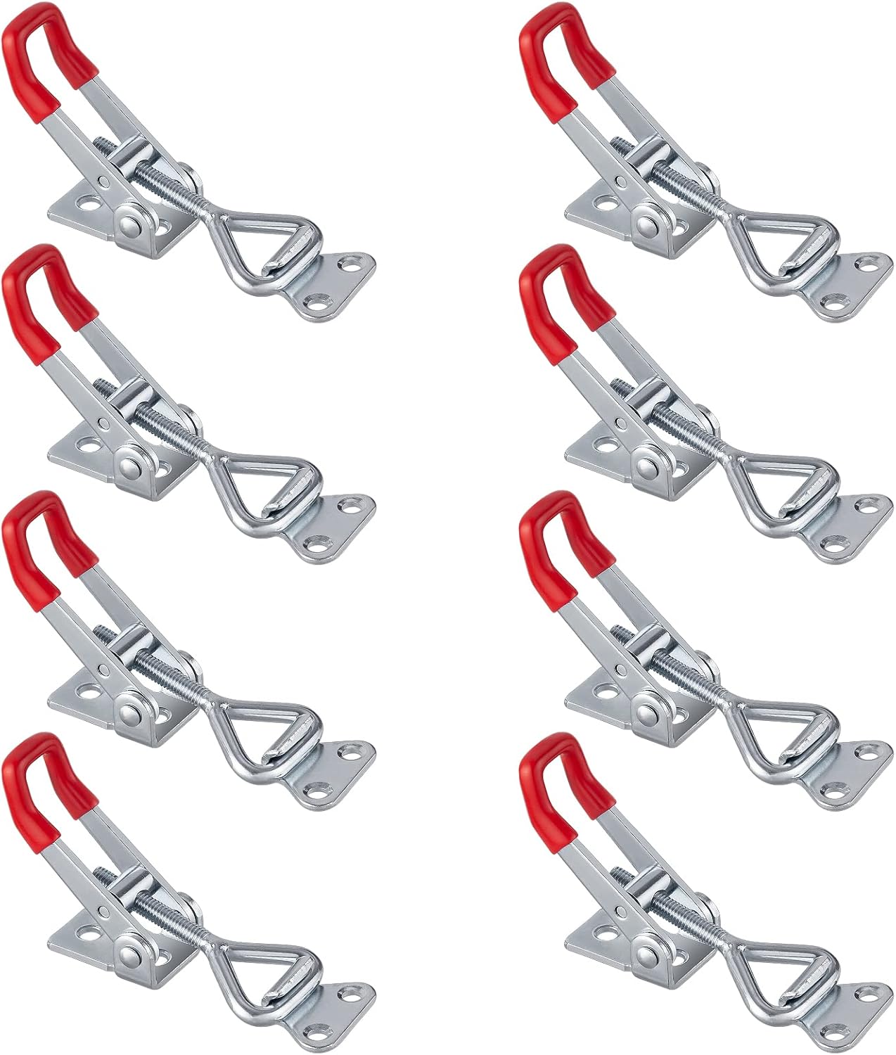 chfine 8 Pack Toggle Latch Clamp 4001, Adjustable Toggle Clamps, Heavy