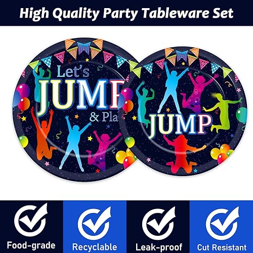 Miniatura 67 de 96 piezas de suministros de fiesta de cumpleaños florales de cumpleaños, platos de papel, servilletas, flores de oro rosa, decoraciones de fiesta