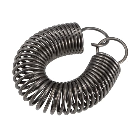 TOP-VIGOR 2Pcs Extension Compressed Spring, 2mm Wire Dia, 20mm OD, 120mm Free Length Durable Steel Compression Springs, Small Dual Hook Extended Tension Springs