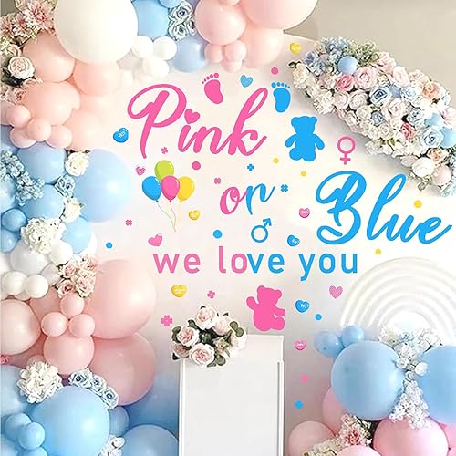 Vista 51 de Barri Design Suministros para fiesta de feliz cumpleaños, decoraciones de primer cumpleaños para niños, telón de fondo de fiesta de caramelo