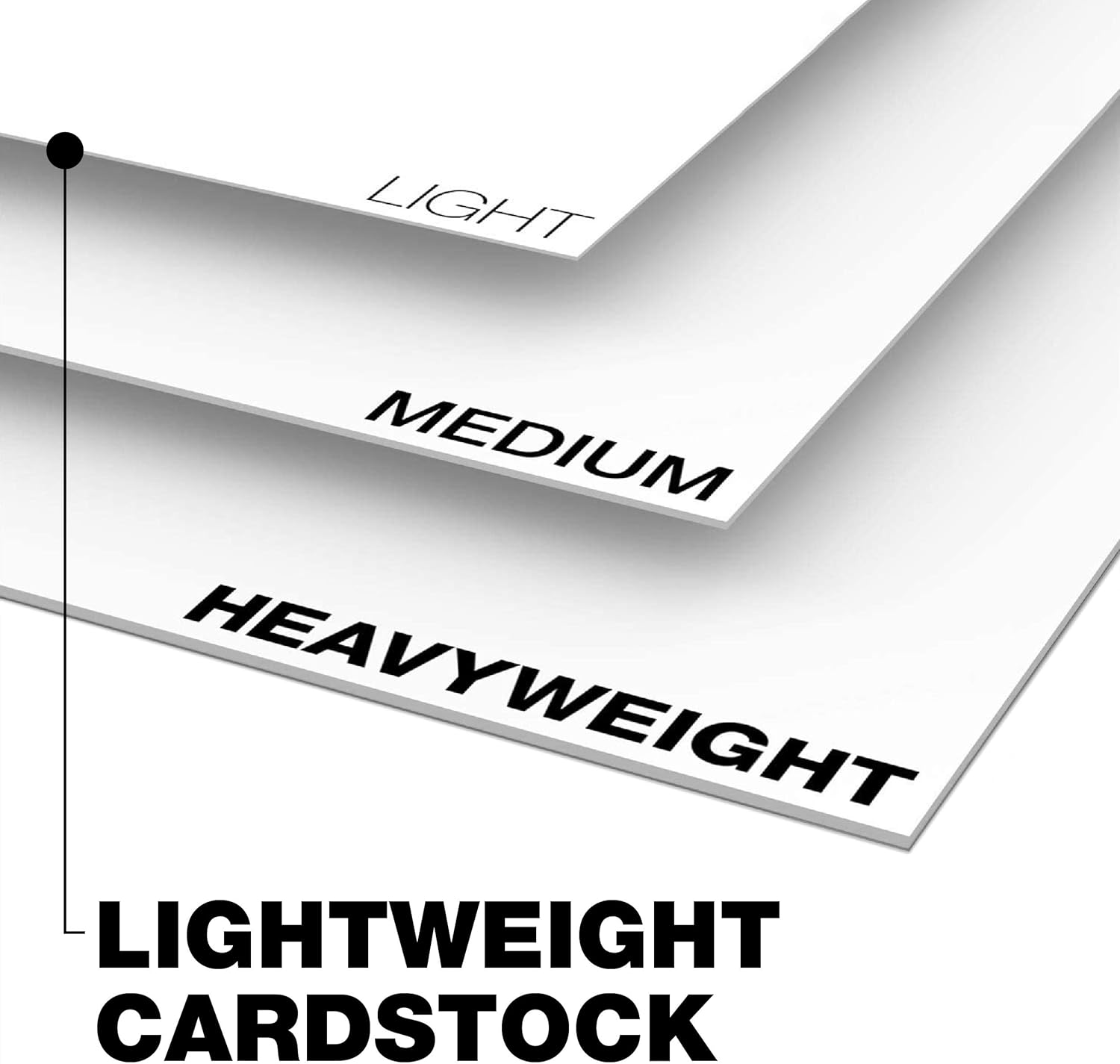 Springhill White 11” x 17” Cardstock Paper, 67lb Vellum Bristol, 147gsm, 250 Sheets (1 Ream) – Premium Lightweight Cardstock, Vellum Printer Paper with Textured Finish – 016004R