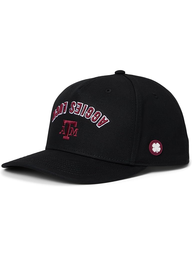 Black Black Clover Texas A&m Game Day Adjustable Snapback Hat