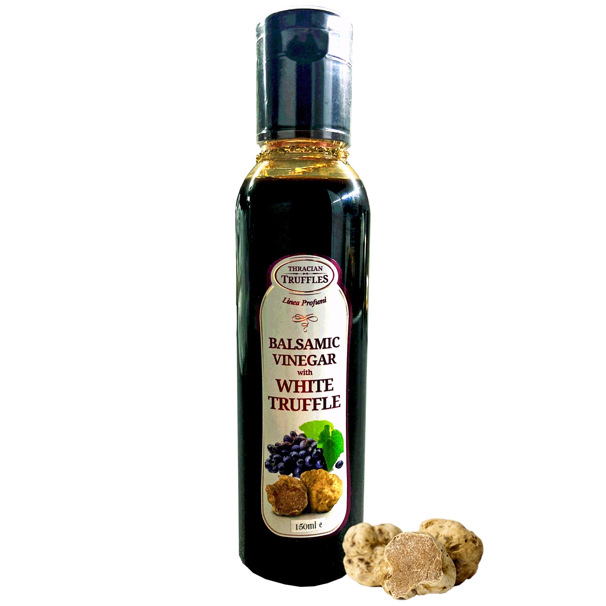 Balsamico Essig Aceto Balsamico Di Modena mit Weißen Trüffel, Balsamic Vinegar with white truffle, Qualitätsprodukt Premium Gourmet Delikatessen Salat Dressing (3 x 100ml)