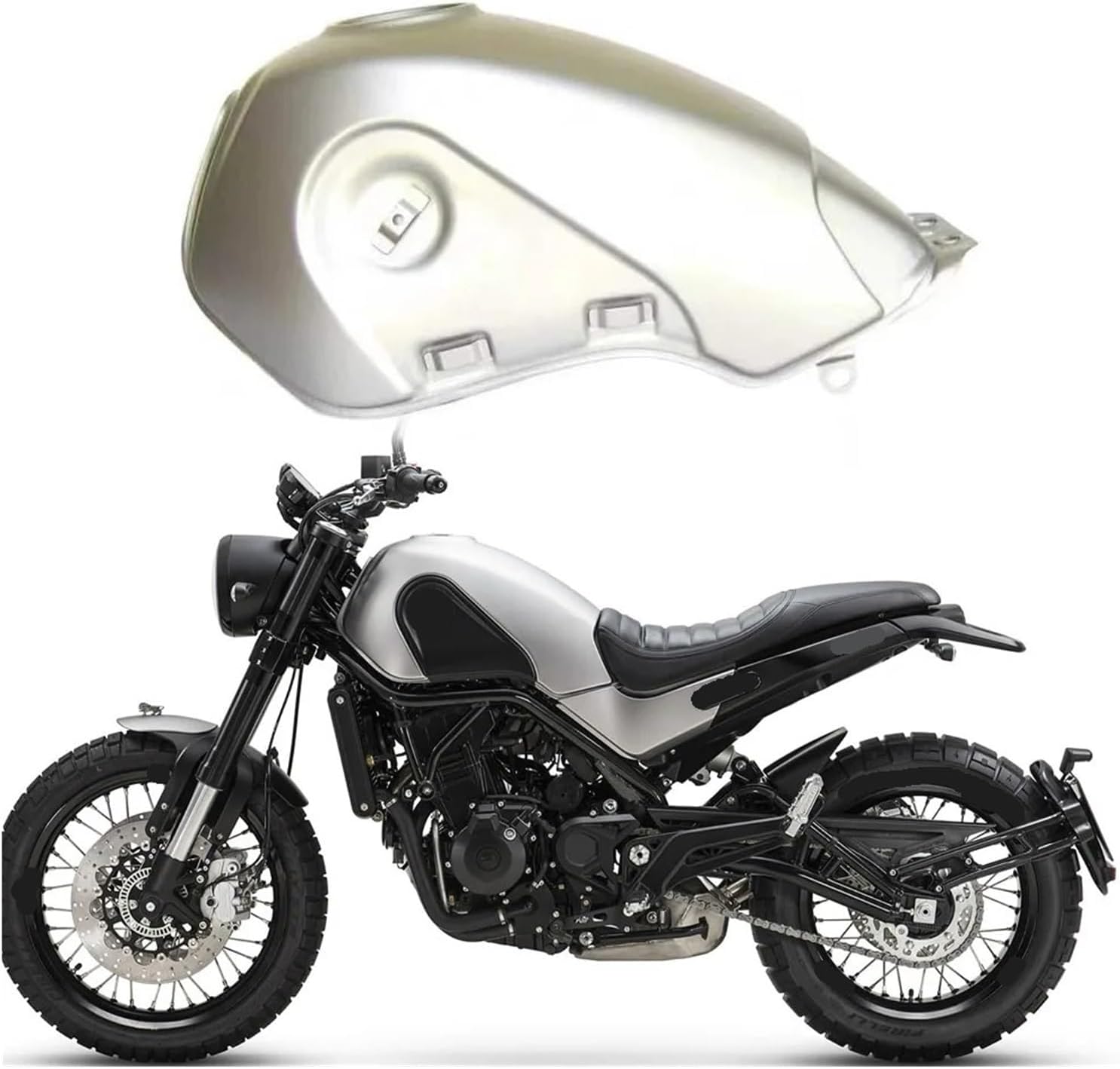 Motorcycle Gas Fuel Tank Oil BoxMotorcycle Fuel Tank Compatible With Benelli BJ500 Leoncino 500(E)