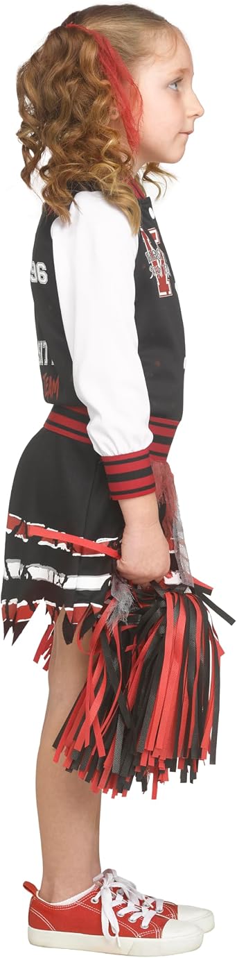 Fun World girls Ghost Face Scream for the Team! Costume