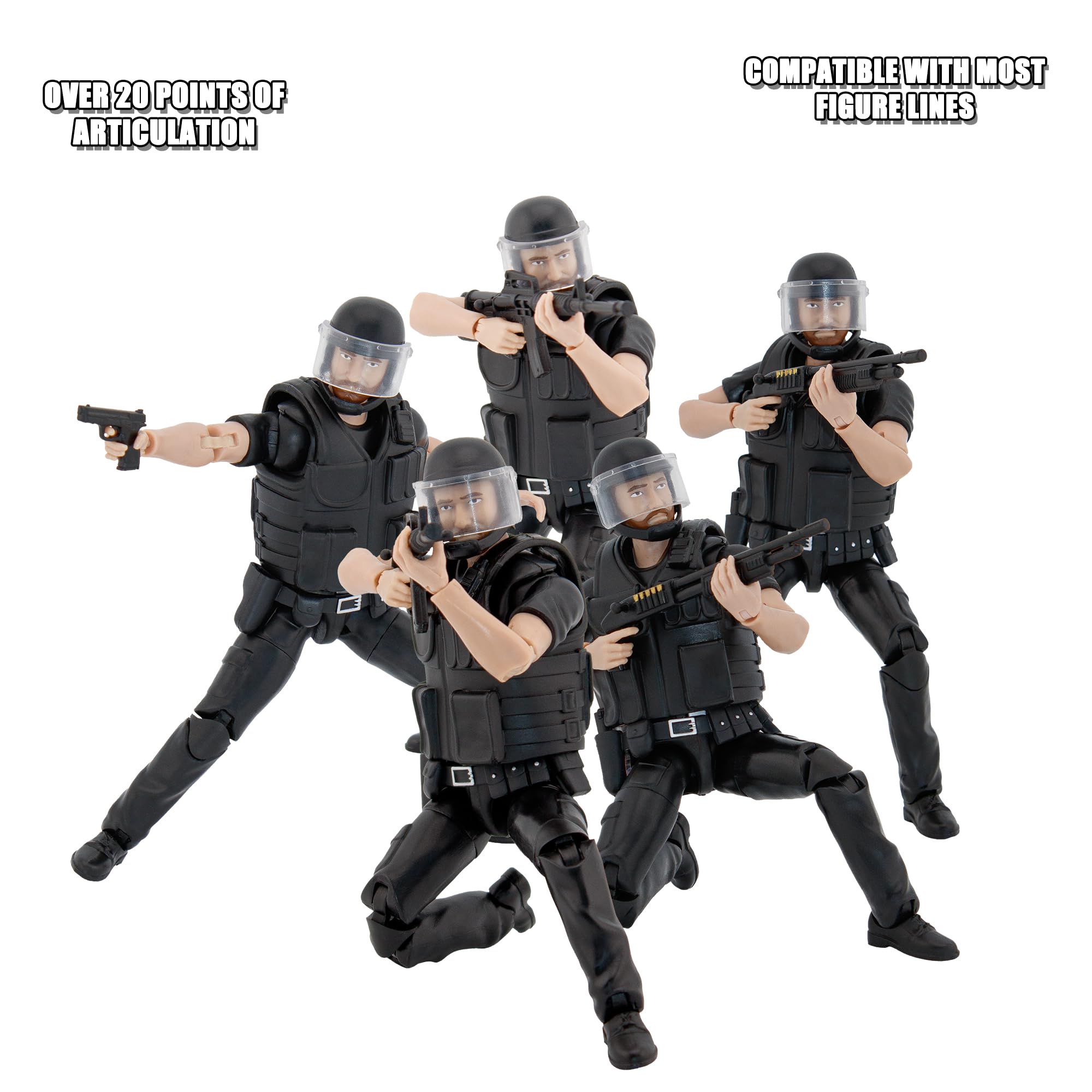 Amazon.com: Ultimate 6.5 Inch SWAT Officer Figure with Deluxe