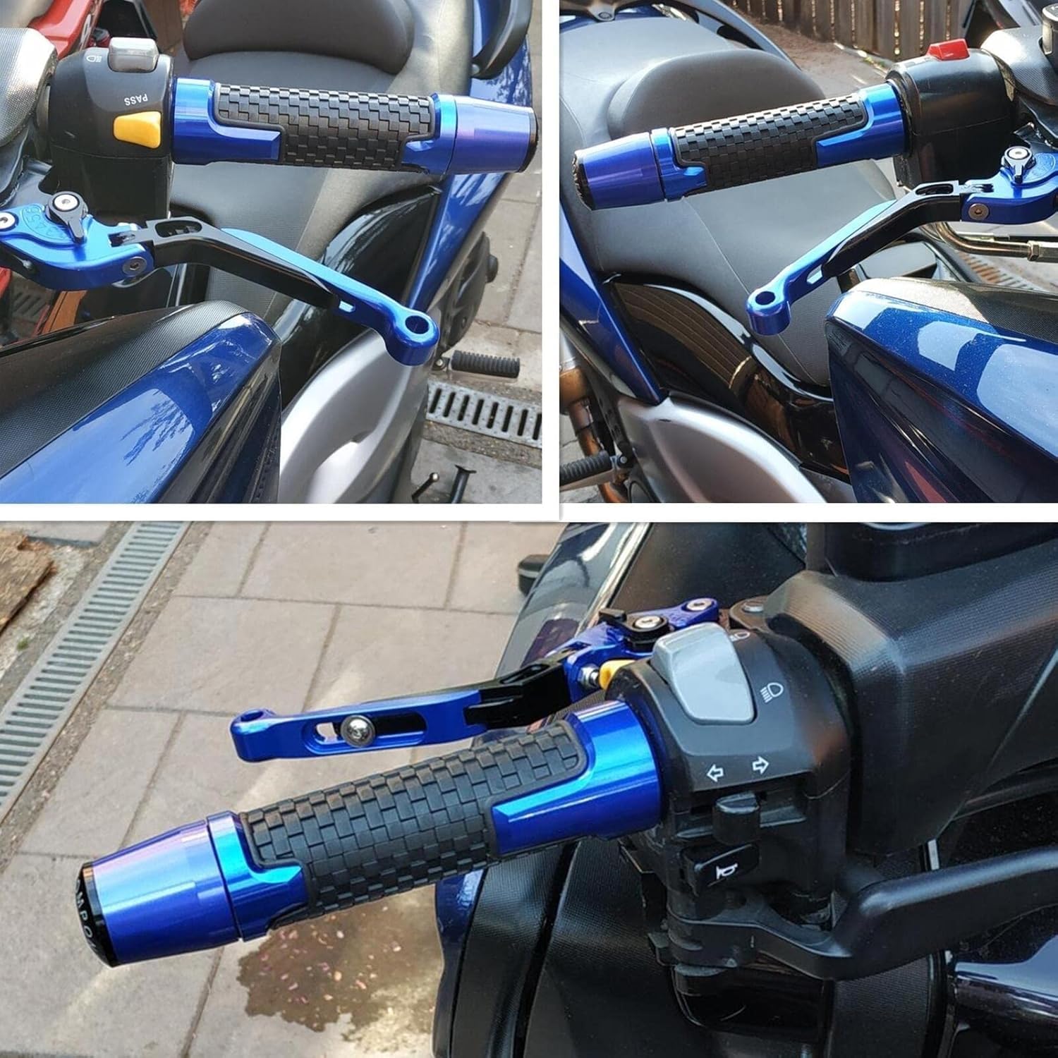 Compatibilità con CB500F CB 500F CB500X 2013 2014-2021 Motociclo Regolabile Leva della Frizione Manello pieghevole estendibile (Oro)
