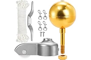 The Perfect Touch to Your Holiday Display: DEAYOU Flag Pole Christmas Tree Topper