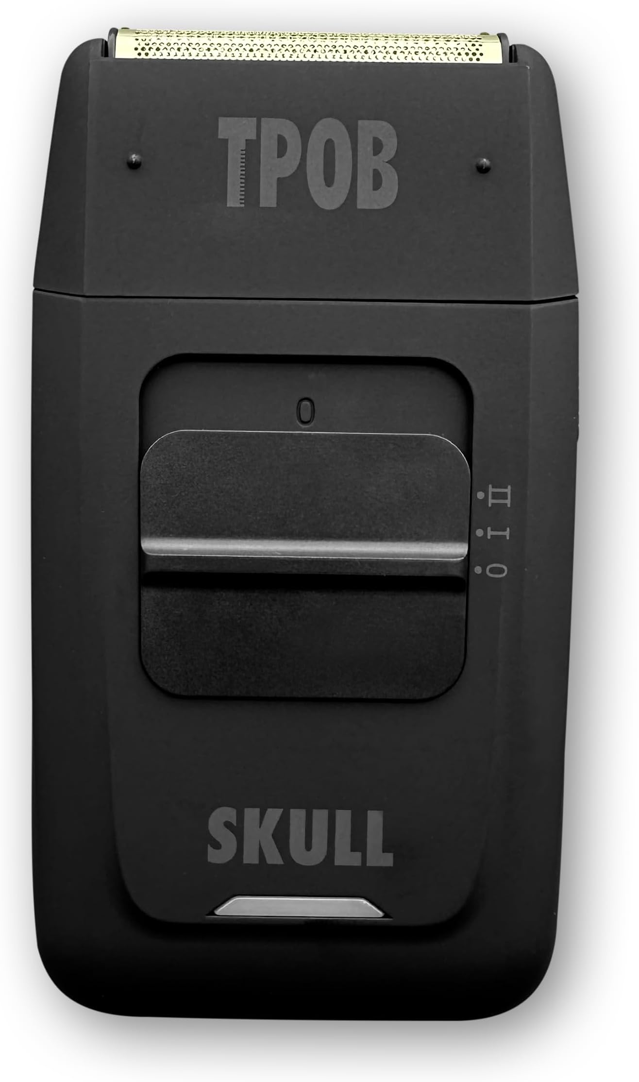 Skull Foil Shavers with Krunch Blades - Compact Design That can fit in Your Pocket with a Turbo Charged Motor, Perfect for Both Professional and at-Home use (Black)