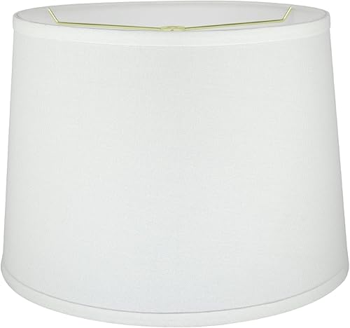 Aspen Creative 32317 Pantalla de lámpara de construcción de araña con forma de imperio de transición en color blanco, 14 pulgadas de ancho (12 x 14 disponible en Yaxa Venezuela