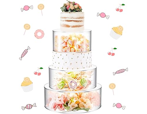 Acrylic Cake Separators: The Ultimate Tiered Cake Solution for Stunning Presentations