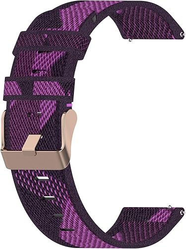 Chofit Compatible con Huawei Watch GT2 Pro Bandas para mujeres y niñas, 0.866 in de nailon tejido de liberación rápida correa de repuesto para