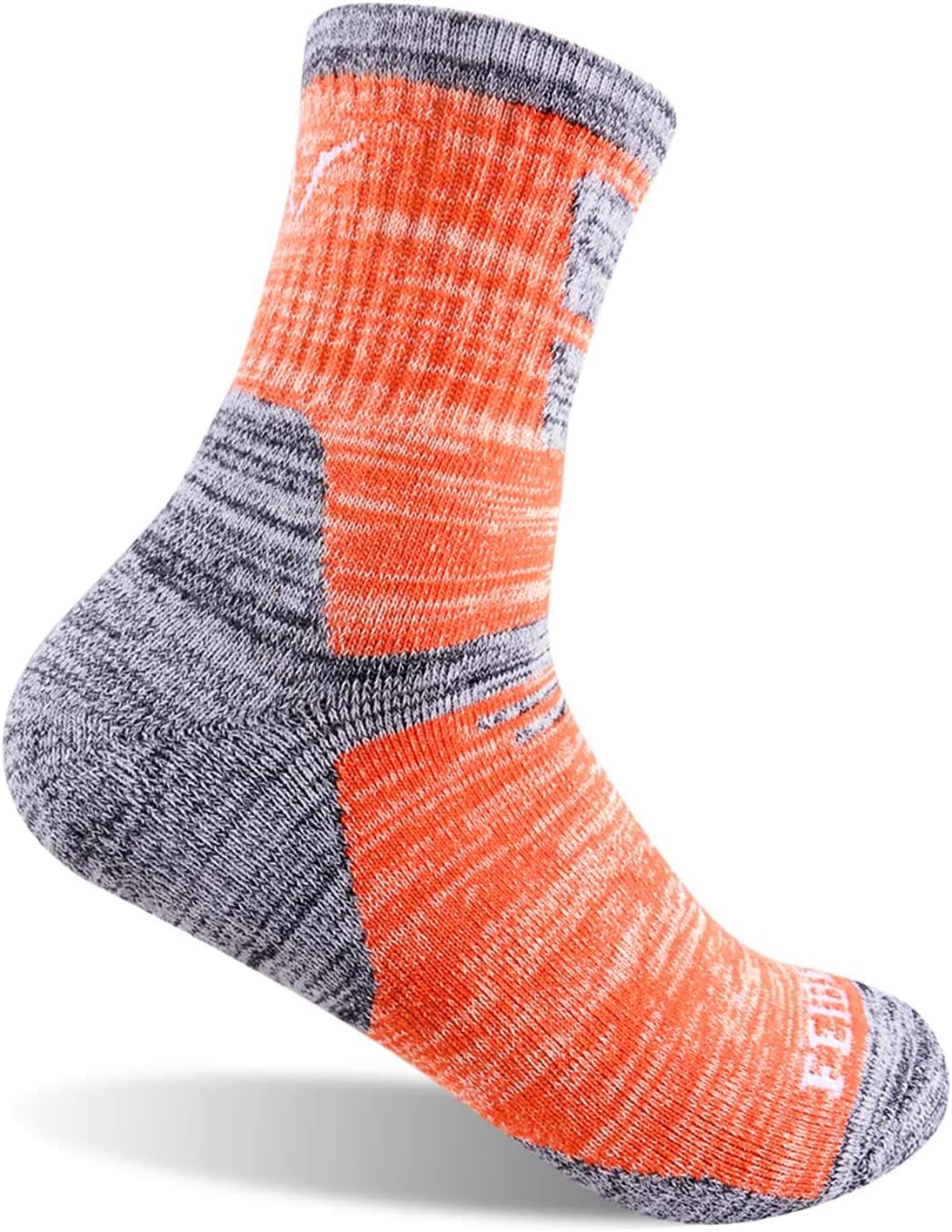 FEIDEER Hiking Walking Socks For Women, Multi-pack Outdoor Recreation Cotton Moisture Wicking Crew Socks - Image 8