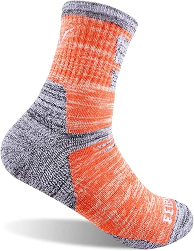 Miniatura 8 de FEIDEER Calcetines de senderismo para mujer, paquete múltiple de calcetines de algodón que absorben la humedad