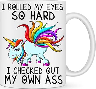 Sassy Unicorn Coffee Cup - Personalised Coffee Mug Funny Gifts for Men & Women - Best Friend Gifts - Office Funny Mugs for Work Colleagues - Birthday Gifts for Her - Sarcastic Novelty Bestie Gift Idea