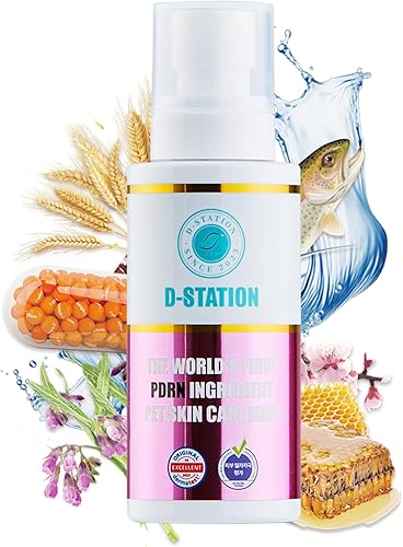 D-STATION PDRN Spray para el cuidado de la piel de las mascotas, antiestático, desodorizante, hidratante, alivia la picazón y nutre la piel y el
