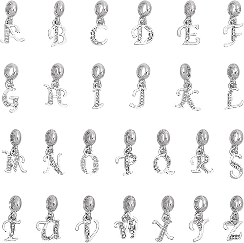 CHGCRAFT Cuentas espaciadoras colgantes de aleación europeas colgantes de plata antigua para cadena de serpiente europea, pulsera y fabricación de disponible en Yaxa Peru