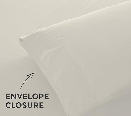 Miniatura 4 de BHT Juego de sábanas de microfibra de alta calidad, sábanas de lujo súper suaves de 1800 hilos, ligeras y refrescantes con bolsillos profundos de 16