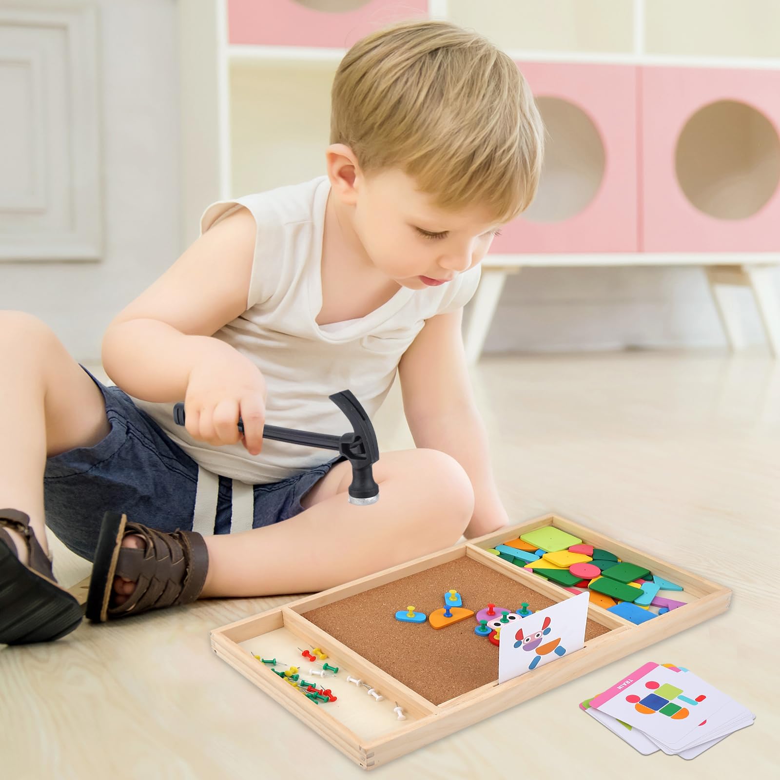 Amazon | YHZAN 子供用ビルディングブロックセット 幼児や未就学児向け