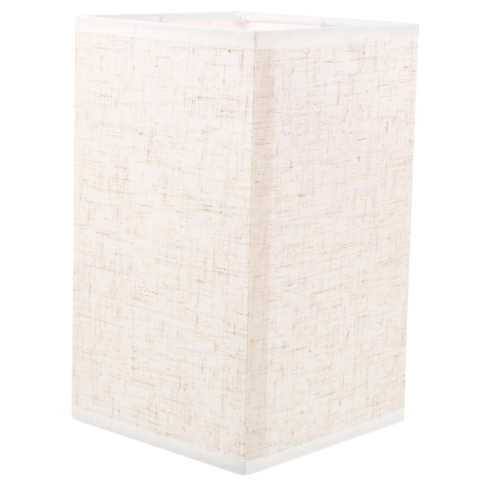 Pantalla de Lámpara de Tela Beige Base E27, Diseño Retro para Luz de Escritorio y Ambiente Cálido en Cocina o Hotel