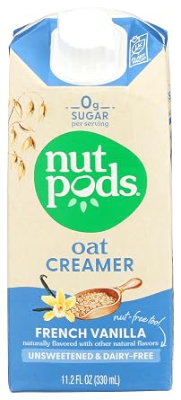 NUTPODS الفرنسية فانيليا الشوفان كريمر ، 11.2 FZ