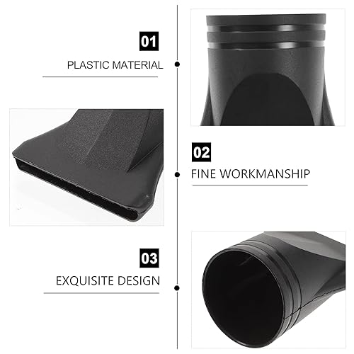 Miniatura 4 de 2 piezas de accesorios para secador de pelo, no universal, profesional, de plástico, secador de pelo, accesorio para secador de pelo, boquilla de