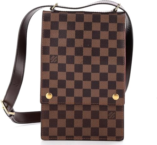 Pre-Loved Portobello Messenger Damier, Brown
