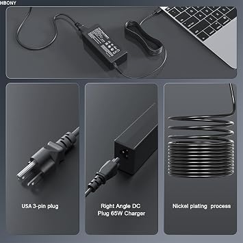 65W USB C Laptop Charger Compatible with Lenovo Thinkpad Laptop Charger