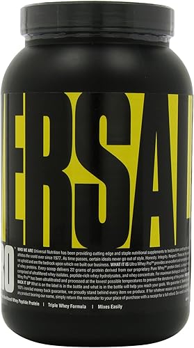 Miniatura 3 de Universal Nutrition Ultra Whey Pro, plátano de fresa, 2 libras
