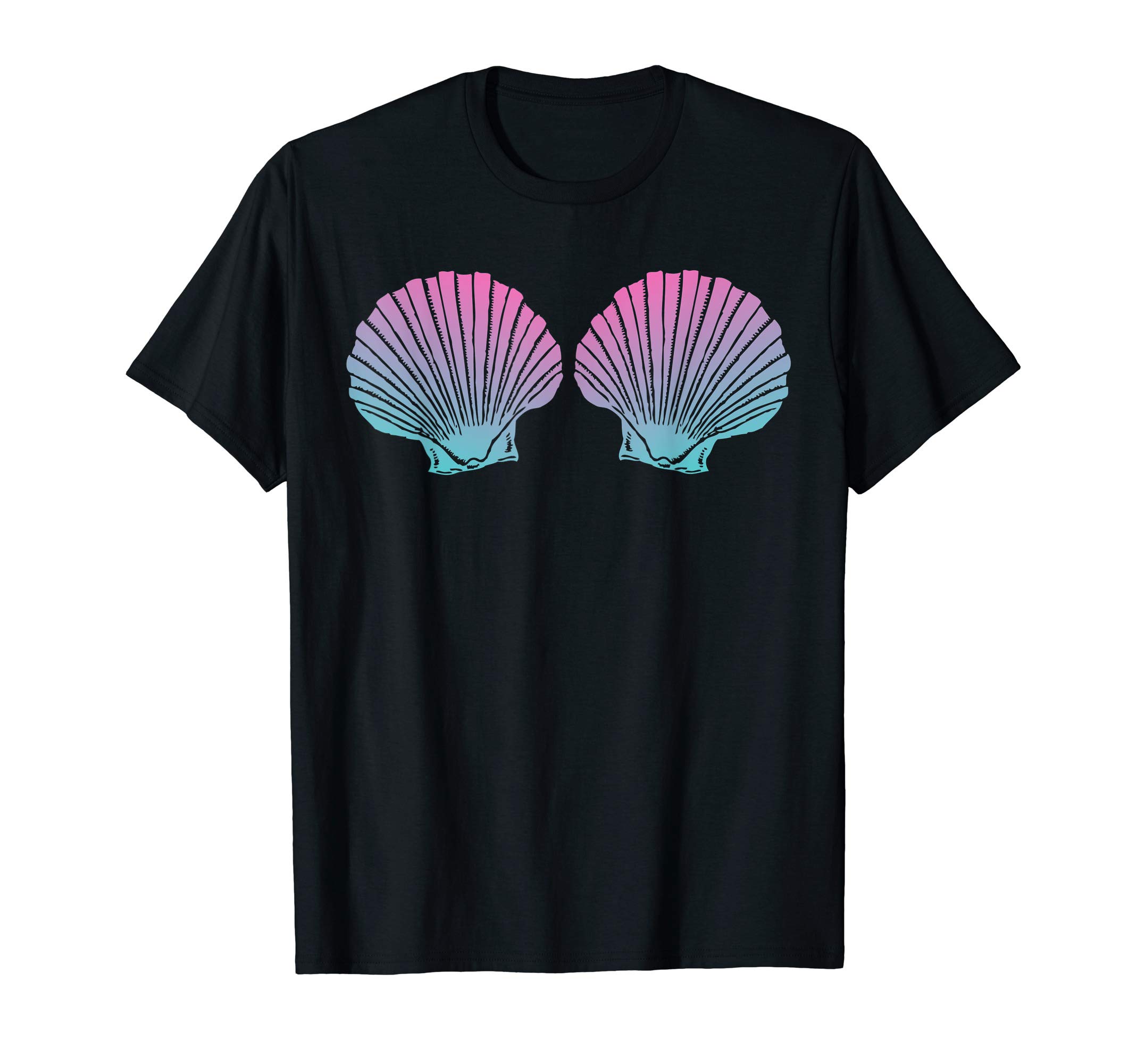 Mermaid Shell Birthday Party CostumesMermaid Shell Costume - Halloween Mermaid Seashell Party T-Shirt