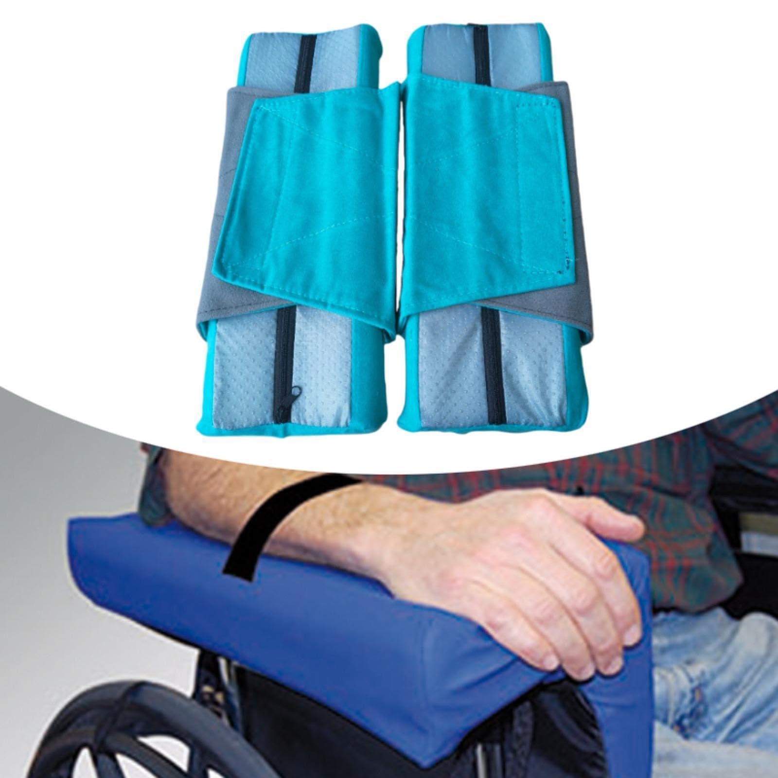 #N/a Almohadillas Suaves Y Fáciles de Limpiar para Reposabrazos de Sillas de Ruedas, Ideales para Mayores.