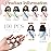 Bememo 100 Pcs Little Jesus Figures Jesus Loves You Original Design Rubber Pocket Toys Little Figures to Hide and Seek Sunday School Religious Party Share Gifts (Macaron Colors)