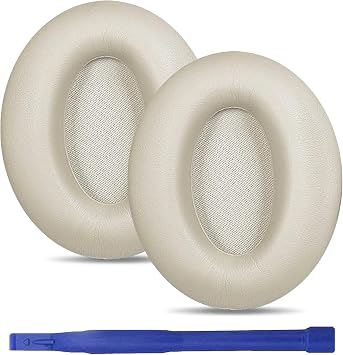 Replacement Ear Pads for Sony WH-1000XM3 Headphones, Soft Protein Leather Platinum