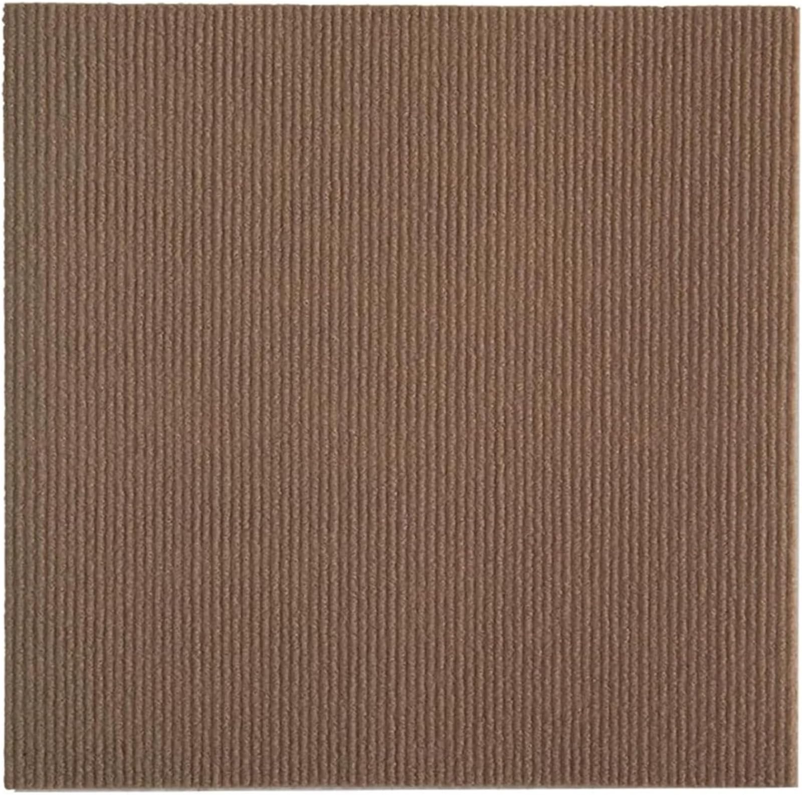 Lsafhdyg Brown Washable Floor Tiles Non-Slip Home Furnishings Residential Seamless(,12Pcs)