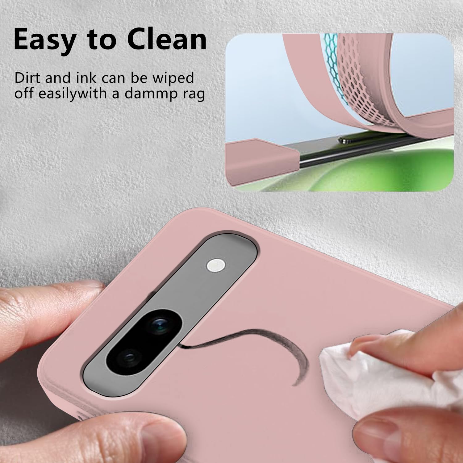 Compatible With Google Pixel 7a Case Shockproof with Ring Kickstand - Image 4