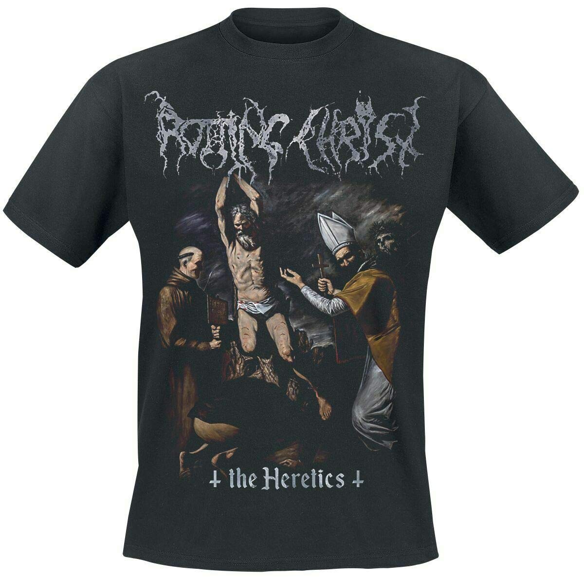 Rotting Christ - The Heretics Tour T Shirt (XX-Large) Black
