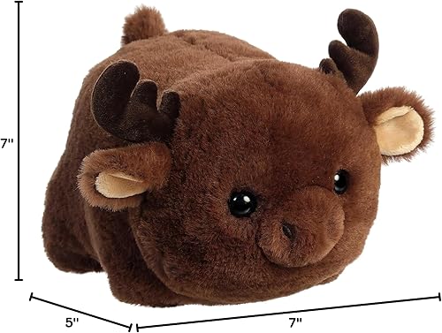 Miniatura 6 de Aurora® Adorable Spudsters™ Morty Moose - Animales de peluche - Abrazos reconfortantes - Compañeros juguetones - Marrón 10 pulgadas