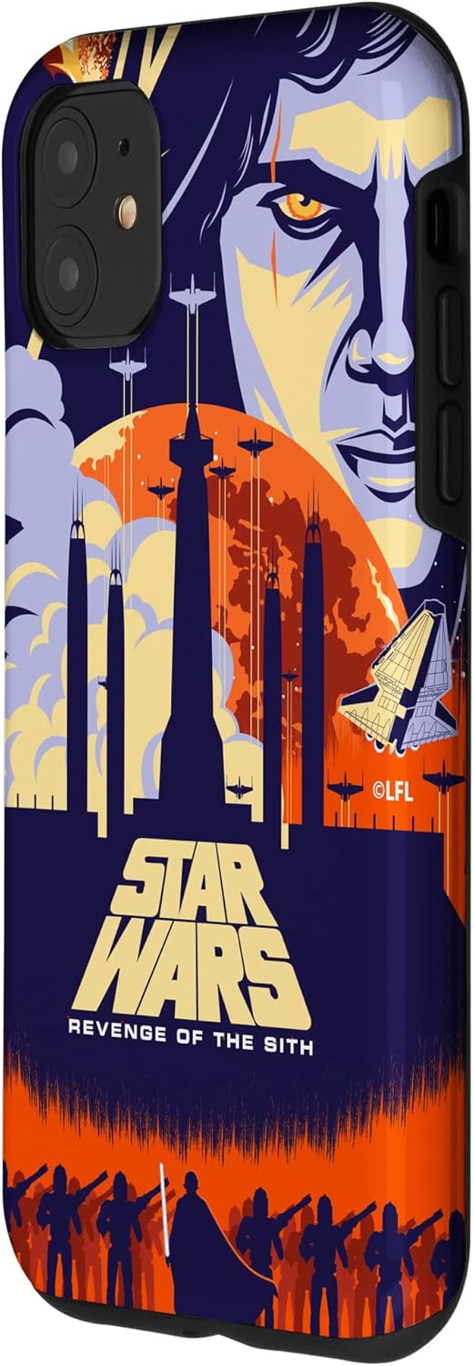 Star Wars Revenge of the Sith Illustrated Movie Poster Case for iPhone 11