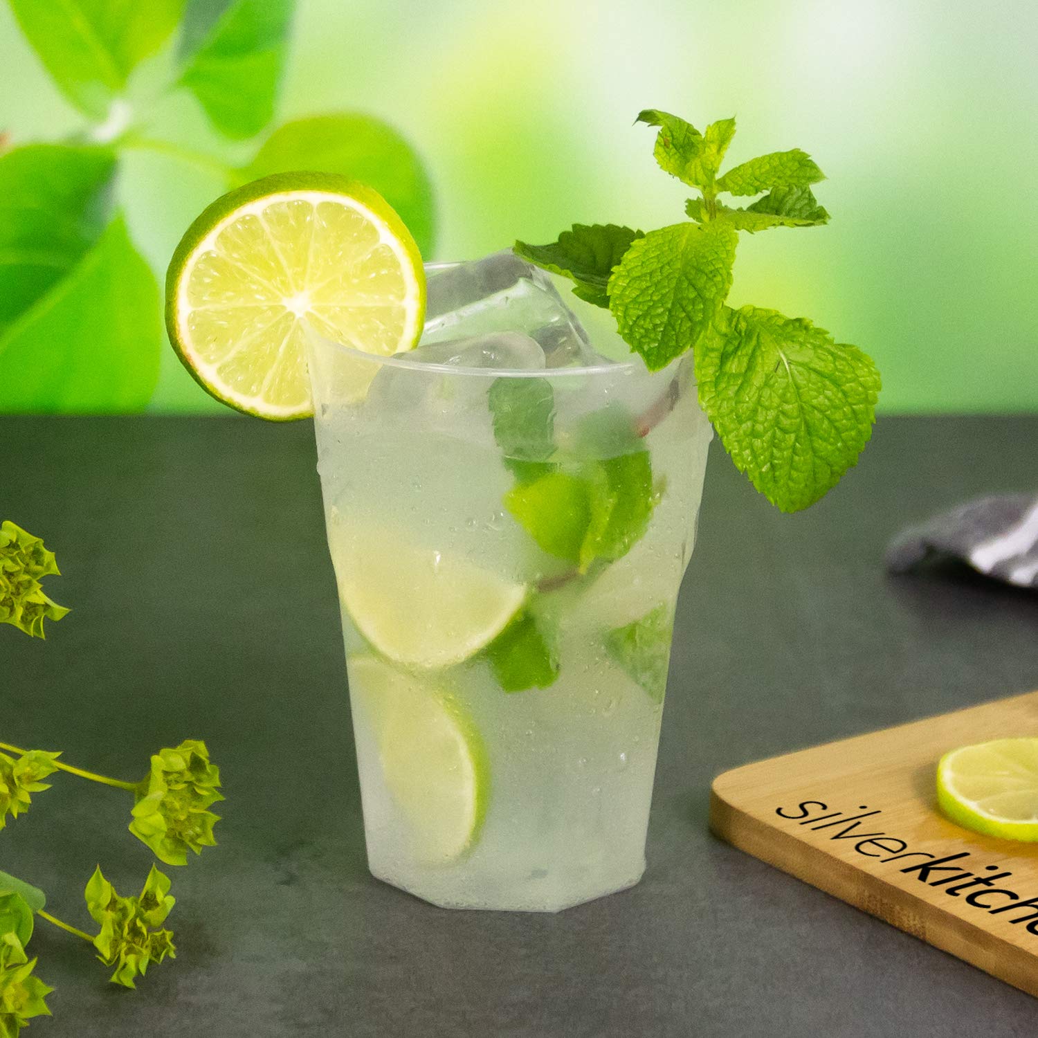 30 bicchieri da cocktail da 300 ml, infrangibili, riutilizzabili, per cocktail, long drink, trasparenti, in plastica PP, Made in Germany