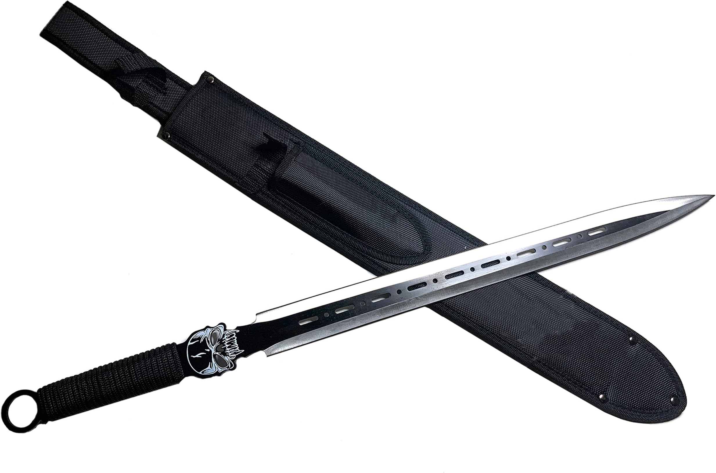 26" Fantasy Skull Style Machete for Collection, Gift, Outdoor Activity Purpose.