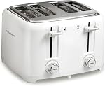 Hamilton Beach 4 Slice Toaster, White, 24218