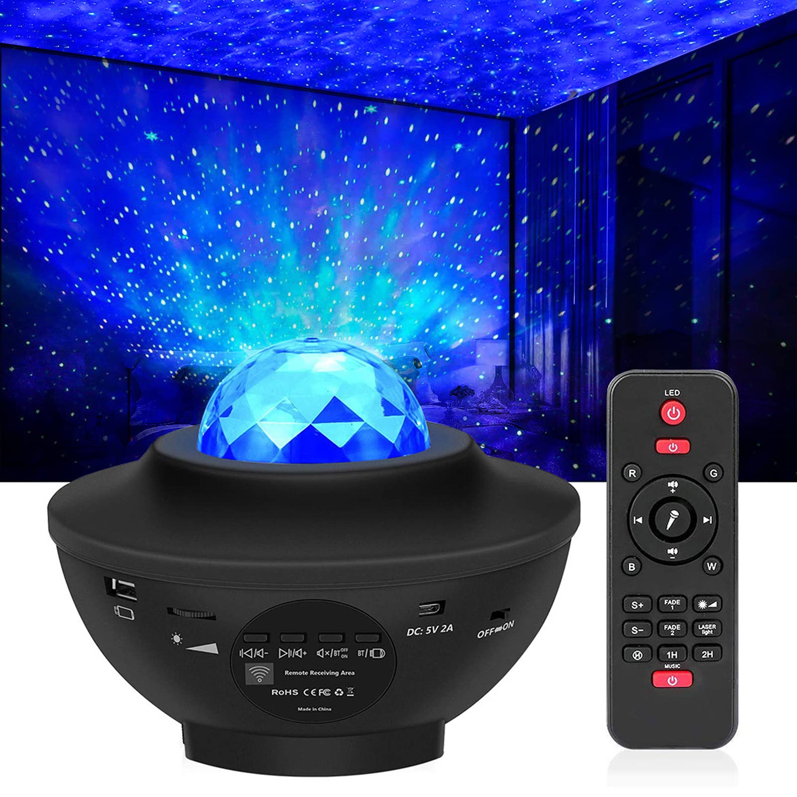Cozy Starry Night Sky Projector