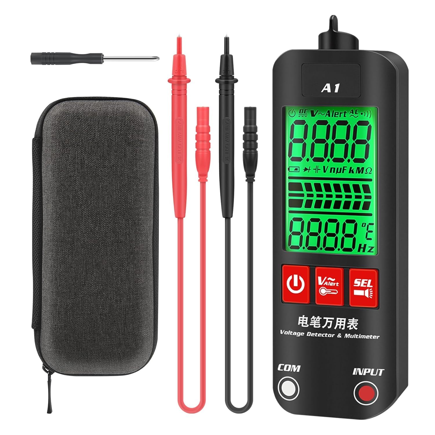 PLUGGEAR Fully Automatic Anti-Burning Intelligent Digital Multimeter Voltage Detection Multimeter Tester LCD Display Smart Auto Range Voltmeter for Electrical Circuits Voltage Meter Tests (B0D22PSYHG) Amazon Price History, Amazon Price Tracker